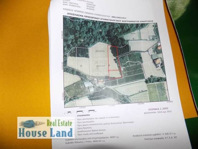 (For Sale) Land Agricultural Land  || Pella/Aridaia - 4.690 Sq.m, 40.000€ 